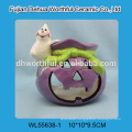 New arrival halloween decorations,ceramic halloween ghost and ceramic pumpkin wholesale